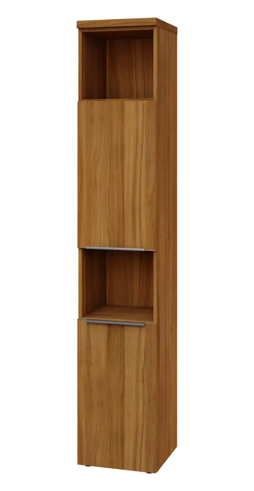 SIN 6 - 42DN2 kancelářská skříň, 2-dveřová/nika, levá, 2170x400x400, ořech světlý